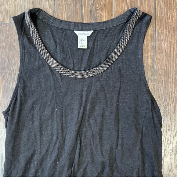 Paraphrase tank top with beaded collar SZ XS - Picture 2 of 4